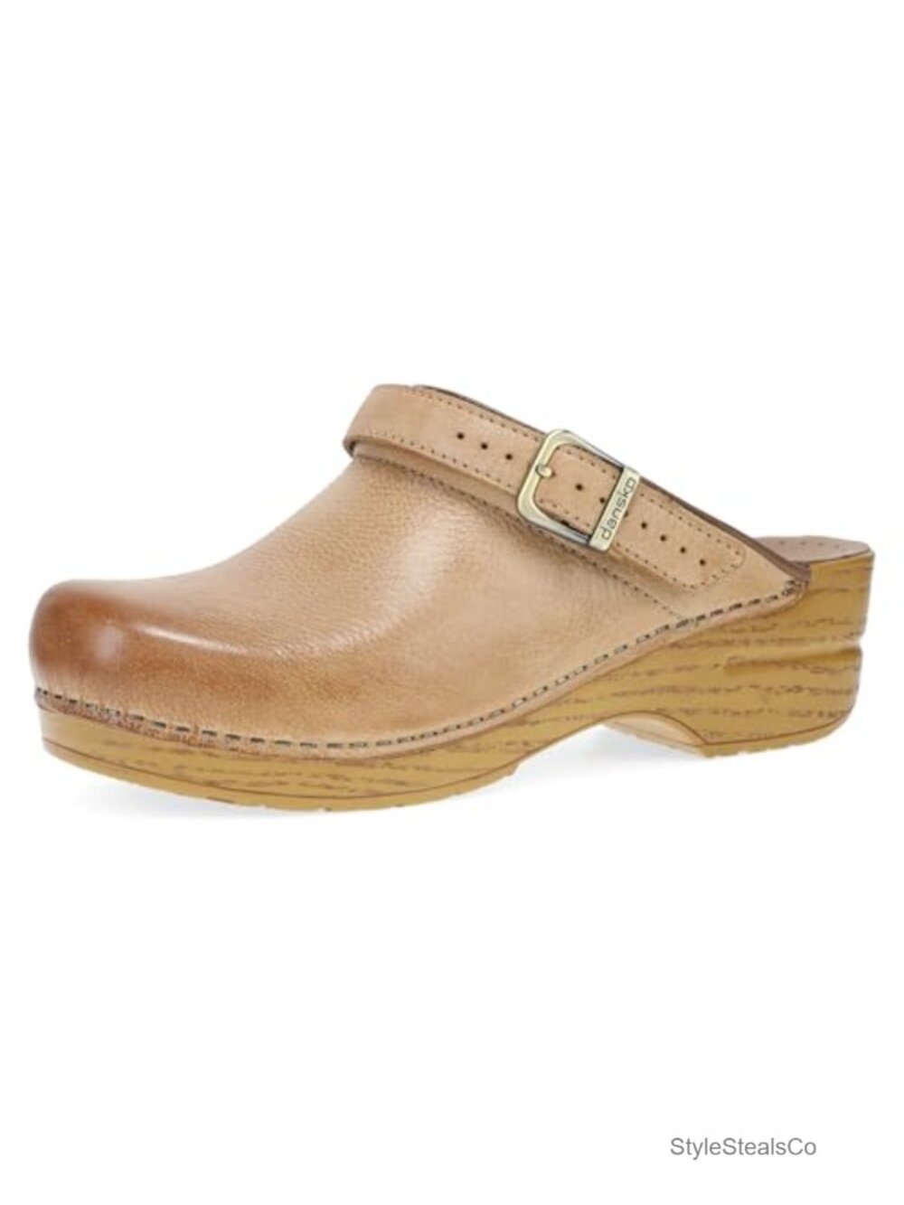 Dansko Women's Ingrid Leather Clog Slingback Supportive Work Shoe